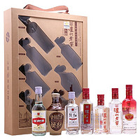 夜郎古 泸州 浓香型高度白酒 礼盒装收藏 52度 125mL 7瓶 60周年纪念装