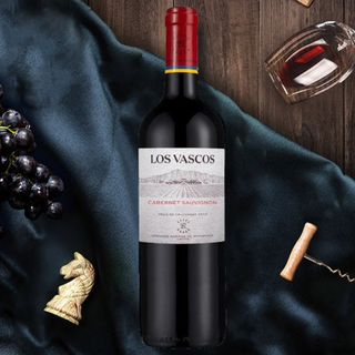 LOS VASCOS 巴斯克酒庄 拉菲巴斯克赤霞珠2020干红葡萄酒 2瓶装 原瓶进口红酒750ml/瓶*2
