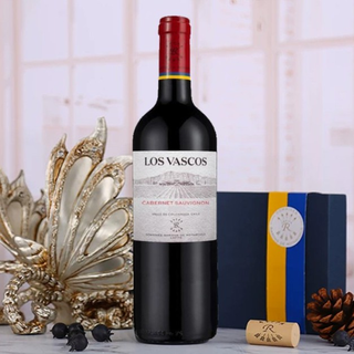 LOS VASCOS 巴斯克酒庄 拉菲巴斯克赤霞珠2020干红葡萄酒 2瓶装 原瓶进口红酒750ml/瓶*2