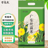 甘稻夫优选香丝苗米 新米南方大米籼米长粒香 炒饭煲仔饭米 真空包装 4.5KG/9斤