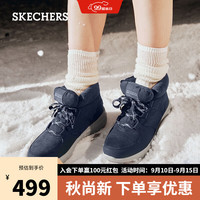 斯凯奇(Skechers)户外休闲时尚女靴运动鞋144194 海军蓝色NVY 35