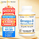 California Gold Nutrition CGN  Omega-3深海鱼油补充DHA+EPA软胶囊 100粒