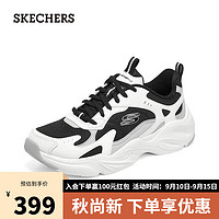 斯凯奇（Skechers）秋季男女鞋运动鞋子软底休闲鞋896270 白色/黑色/WBK 38.00 