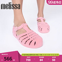 Melissa（梅丽莎）23年女士休闲凉鞋复古罗马绒绒鞋33863 绒粉色（AO514） 7（38码）