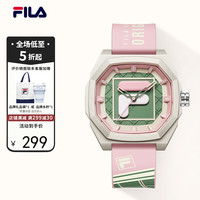 FILA 斐乐 手表女美式复古潮流手表女男运动防水 FLM38-6497-002
