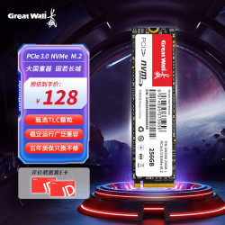 长城 NVMe协议 SSD固态硬盘  256GB