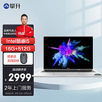 IPASON 攀升 暴风龙P3护眼版 16英寸笔记本电脑（i5-1155G7、16GB、512GB）