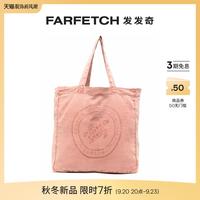 VILEBREQUIN 男士logo印花亚麻托特包FARFETCH发发奇