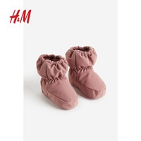 HM婴儿鞋男婴宝宝学步鞋秋季柔软轻便防风疏水中筒鞋子0858320