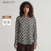 GANT甘特冬女士字母印花时尚长袖衬衫4300248 116 32