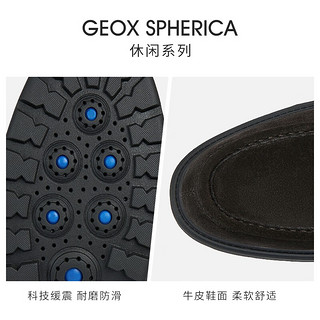 GEOX杰欧适男鞋简约百搭时尚休闲皮鞋SPHERICA U36FRC 深咖啡色C6024 42