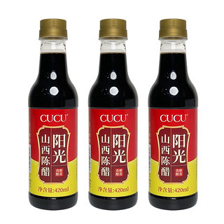 CUCU 山西特产陈醋 420ml*3