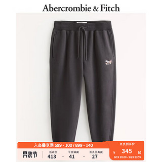 ABERCROMBIE & FITCH男女同款 美式日常运动通勤百搭卫裤 330654-1 深灰色 M (180/80A)