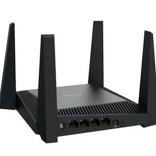 TP-LINK 普联 WTC181 双频1800M 家用千兆1Mesh无线路由器 Wi-Fi 6 单个装 黑色