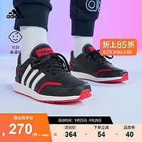 adidas阿迪达斯轻运动VS SWITCH 3 K男小童儿童运动鞋 黑色/白色/红色 33.5(205mm)