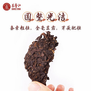 昌宁红 韶华普洱茶茶叶 熟茶清甜型大叶种熟口粮茶饼 200g