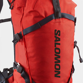 萨洛蒙（Salomon）男女款 户外运动攀登徒步轻量透气舒适多功能双肩背包 MTN 15 火红色 C19278 S/M