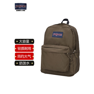 JANSPORT 杰斯伯 双肩包男背书包女休闲学生校园电脑包 4QUE7G3泰奶绿