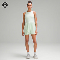 lululemon丨Tiered Pleats 女士网球连衣裙 LW1EDUS 甘蓝绿 线上专售 0