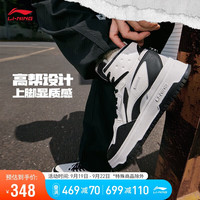 LI-NING 李宁 山原2.0丨板鞋减震回弹女鞋2023女子高帮经典休闲鞋运动鞋AGCT346