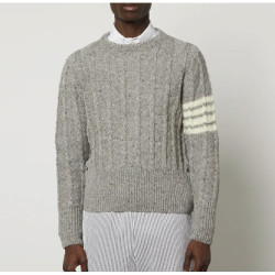 THOM BROWNE. 汤姆·布朗 男士羊毛混纺套头衫