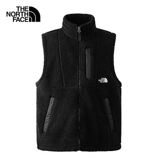 北面（The North Face）男士户外防风保暖马甲81SD JK3/黑色 S/165