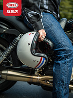 BELL 经典复古头盔Custom500四季碳纤维摩托车夏季骑行通风3/4盔