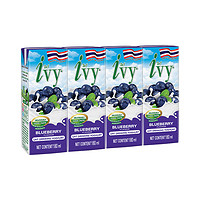 Ivy 爱谊 蓝莓味酸奶饮品180ml*4盒成人儿童早餐奶酸牛奶饮料 1件装