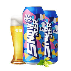 SNOWBEER 雪花 啤酒10度500ml*6听优质浓郁酒水