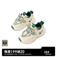 Mini Peace MiniPeace太平鸟童装春秋新男童休闲鞋F1ZDD3702 米色 26