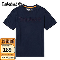 Timberland添柏岚T恤男 秋季断码清库 时尚印花棉质短袖男 A61GW433 XL/185