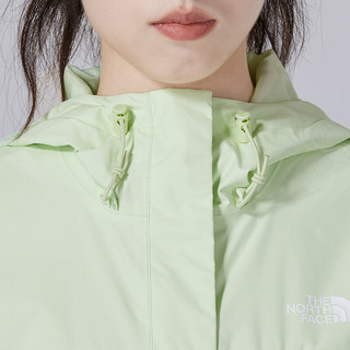 The North Face北面冲锋衣女秋季户外徒步登山服防风防水透气连帽夹克外套 N13/绿色 S