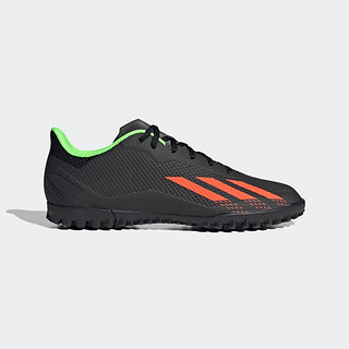 adidas阿迪达斯X SPEEDPORTAL.4男飞盘硬人造草坪足球运动鞋 黑色/橙色 42(260mm)