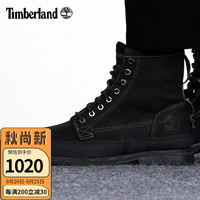 Timberland添柏岚男鞋马丁靴秋冬户外运动休闲透气黑武士高帮工装鞋A2HC6 黑色/宽版/A2HC6015 41/7.5