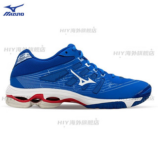 美津浓（MIZUNO）23年专业排球鞋 男女缓震透气稳定运动鞋 WAVE VOLTAGE V1GA216036 白_绿 全新 36.5 230MM