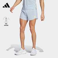 adidas阿迪达斯男装夏季速干修身跑步运动短裤IK4349 蓝 A/2XL