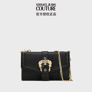 VERSACE 范思哲 Jeans Couture女士链条单肩包 黑色