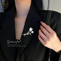 QT 麦穗胸针韩国时尚外套胸花个性简约别针精致轻奢国风送女友送母亲