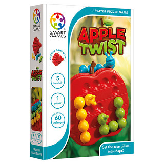 Smart Games 爱思极 毛毛虫吃苹果 5岁-成人 儿童玩具桌游男孩女孩空间训练
