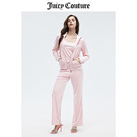 Juicy Couture 橘滋 外套女2023秋季新款美式运动休闲裤天鹅绒套装