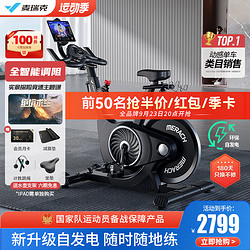 麦瑞克 动感单车健身房级家用自发电磁控器材室内自行车黑曜骑士MR-S12B3