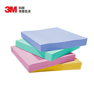 3M 狠贴系列 报事贴 缤纷花卉 大号 76*76mm 90张/本*4本