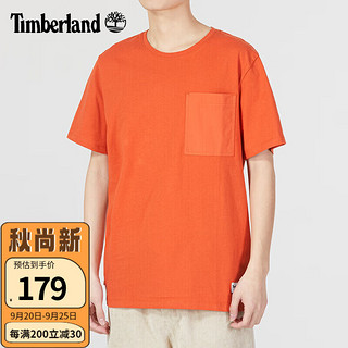 Timberland添柏岚短袖男夏季户外运动时尚轻薄棉质透气宽松圆领T恤 A61HHCL7 S/170