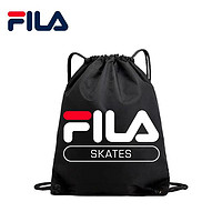 FILA头盔护具套装收纳袋轮滑配件收纳袋 可双肩 可手提 黑色