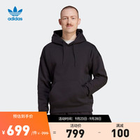 adidas阿迪达斯三叶草男装秋季运动连帽卫衣IJ0706 黑色 A/XS