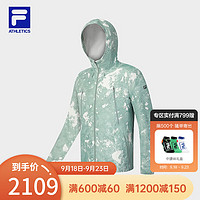 FILA斐乐男士上衣两件套满印运动梭织外套 满印一-ZA 180/100A/XL