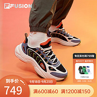 斐乐（FILA）FUSION斐乐潮牌天迹鞋男鞋休闲鞋网面老爹鞋潮 黑/初雪白-BP 39