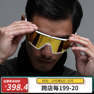 桀骜無盡GRC桀骜无尽运动眼镜山地骑行眼镜骑行太阳镜公路自行车骑行眼镜 冰川白 均码