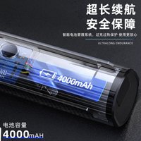 海澳德 自行车灯前灯单车山地车车灯夜骑骑行装备配件充电强光夜间手电筒