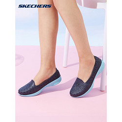 SKECHERS 斯凯奇 女舒适减震网眼涉水沙滩健步鞋14690 海军蓝色/蓝色/NVBL 38